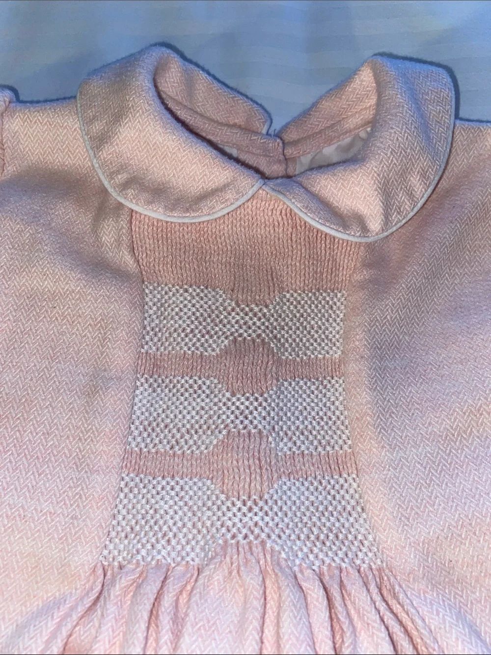 Dondolo Classic Pink Peter Pan Collar Kids Dress size 4